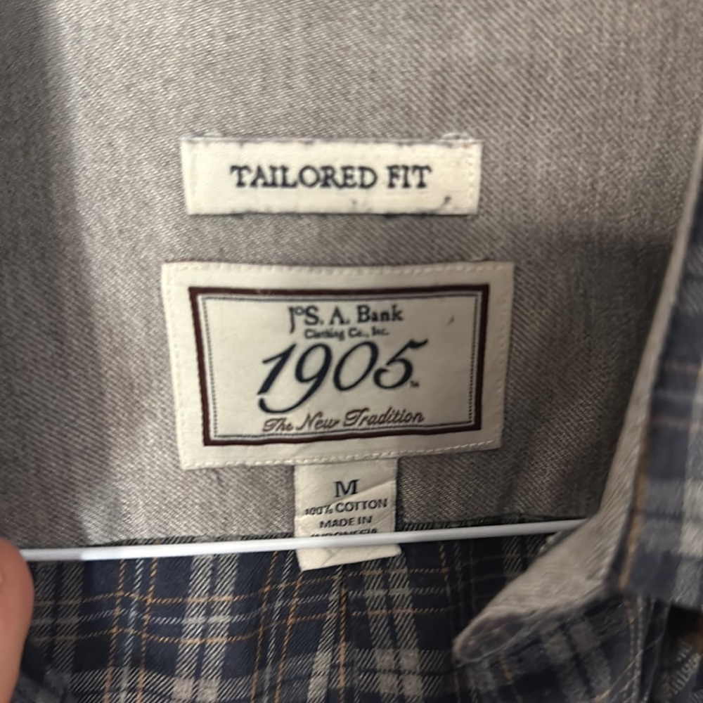 Jos A Bank 1905 Flannel Medium - Picture 3 of 3